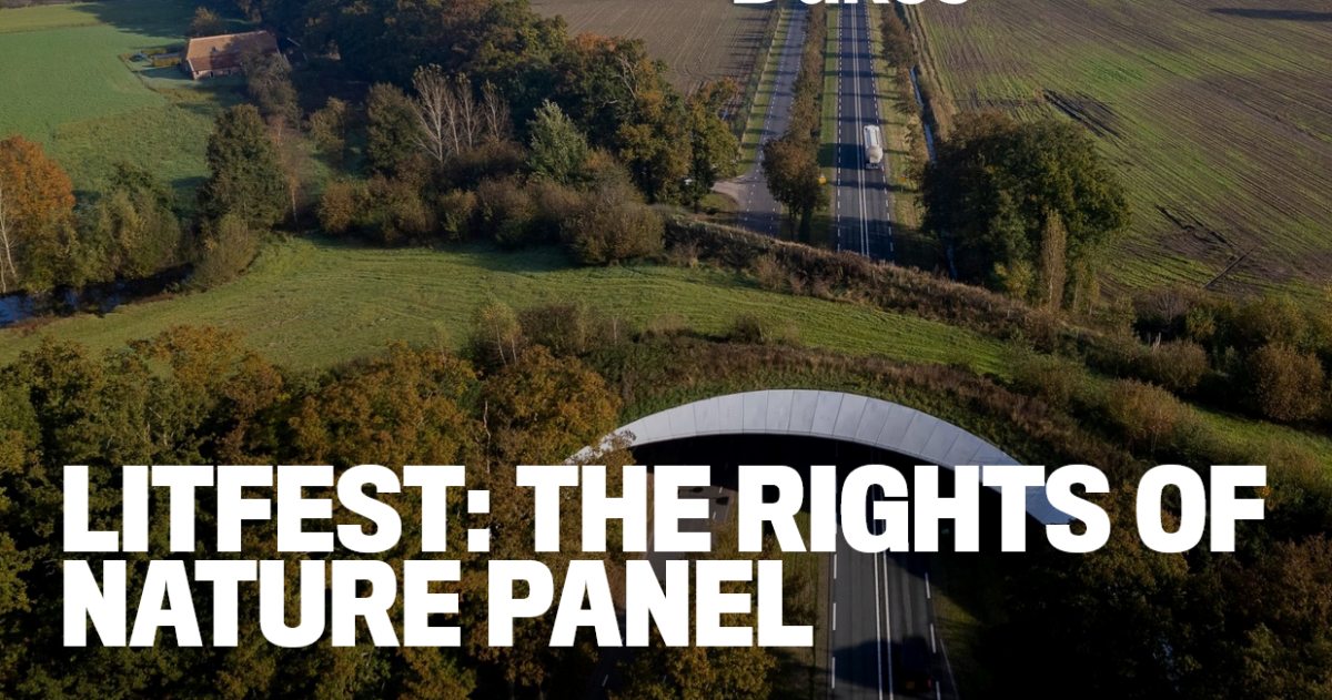 Lancaster Lit Fest Rights of Nature panel